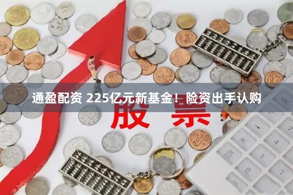 通盈配资 225亿元新基金！险资出手认购